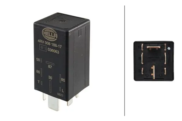 PRE-GLOW RELAY 12V                   4RV Hella 