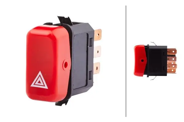 HAZARD FLASHER SWITCH 12V MG24       6HH Hella 
