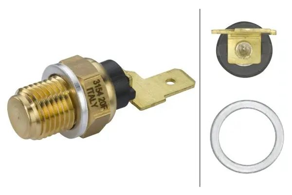 OIL-TEMPERATURE-SENSOR               6PT Hella 