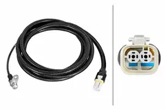 ABS Sensor - 2-polet - Bakaksel venstre Hella