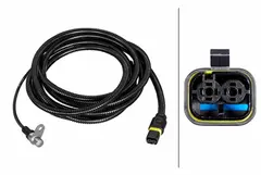 ABS Sensor - 2-polet - Bakaksel høyre Hella