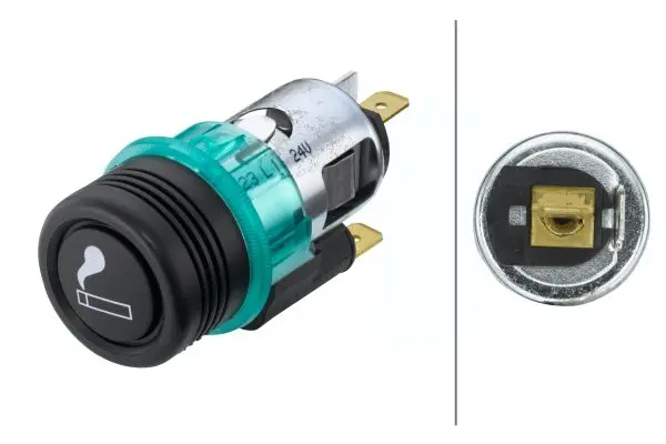 Sigarettenner 24V m/lys Hella 