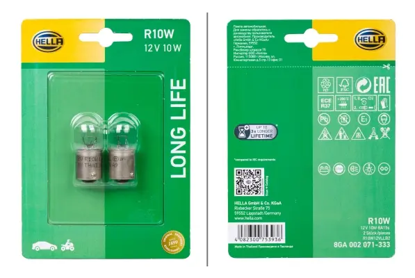 BULB ECE-R 37-R10W-10W LL            8GA Hella 