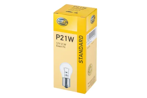 BULB ECE-R 37 P21W 12V21W            8GA Hella 