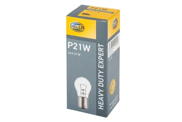 BULB ECE-R 37-P21W-24V21W HD         8GA Hella 