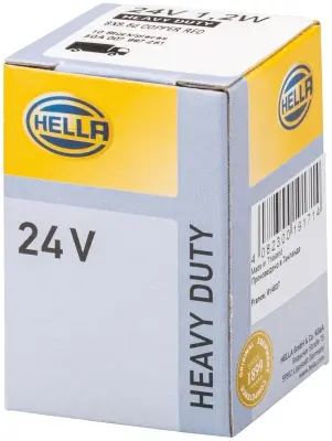 BULB 24V 1,2W BX8.5D                 8GA Hella 