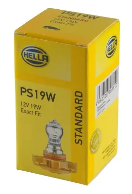 BULB PS19W 12V  PG20/1 CLEAR         8GA Hella 