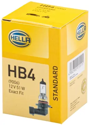 BULB HB4 9006 12V 51W                8GH Hella 