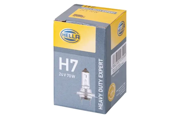 BULB H7 24V 70W LL S-COIL            8GH Hella 