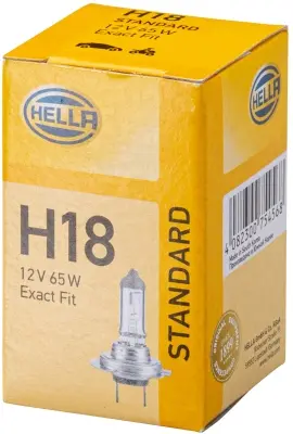 BULB ECE-R37 H18 12V 65W STD         8GH Hella 