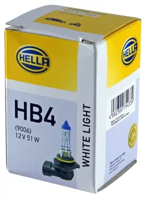 BULB HB4 12V 51W P22d White Light    8GH Hella 