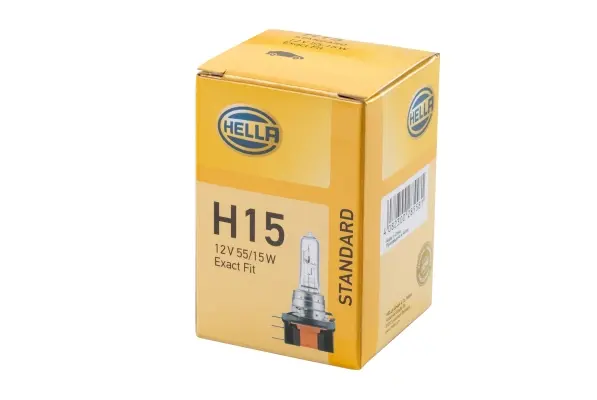 BULB H15 12V 55/15W                  8GJ Hella 