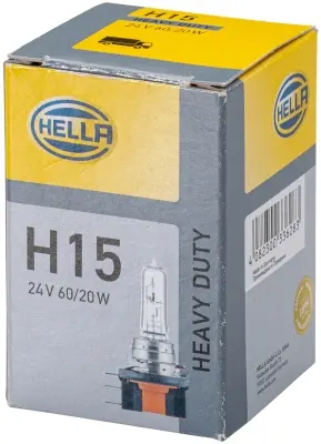 BULB H15 24V 60/20W                  8GJ Hella 