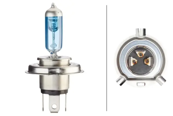 BULB H4 12V 60/55W P43t WHITE 4200K  8GJ Hella 