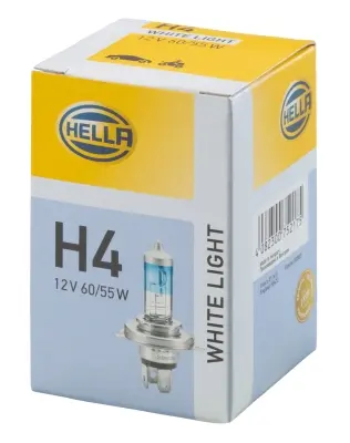 BULB H4 12V 60/55W P43t WHITE 4200K  8GJ Hella 