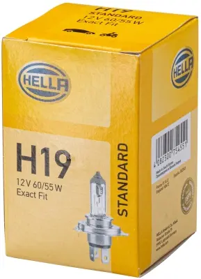 BULB ECE-R37 H19 12V 60/55W STD      8GJ Hella 