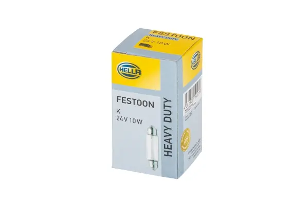 BULB FESTOON 24V-10W                 8GM Hella 