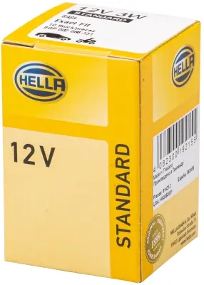 BULB   H 12V3W                       8GP Hella 