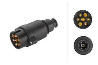 K05 Støpsel 7-pol plast Pro-Fit Hella