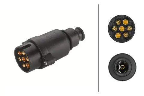 K05 Støpsel 7-pol plast Pro-Fit Hella