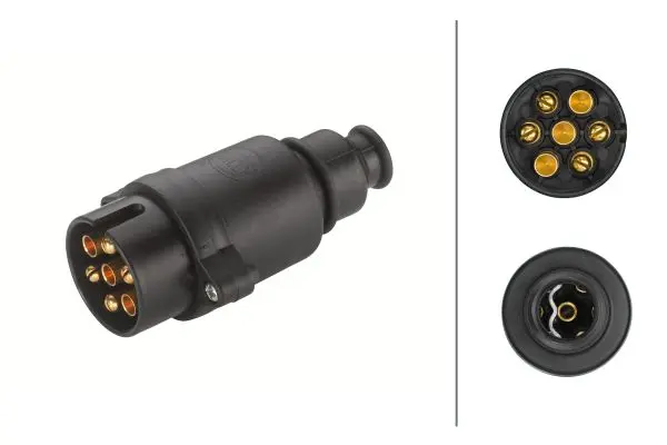 K05 Støpsel 7-pol plast Pro-Fit Hella 