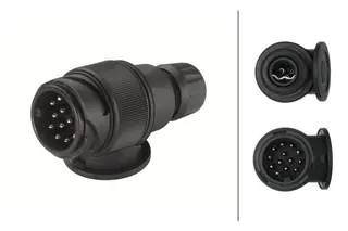 13-pol støpsel DIN V 72 570 Hella