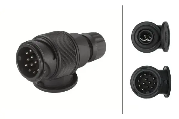 13-pol støpsel DIN V 72 570 Hella 