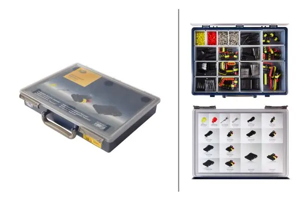 Verkstedsett Super Seal kontakter Hella 