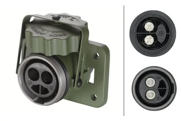 Natokontakt 2-pol  m/skrulokk 35mm² Hella 