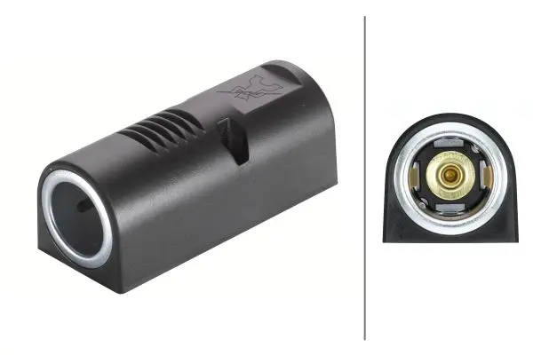 Påbyggingsstikkontakt 2pol 21mm utv. Hella 