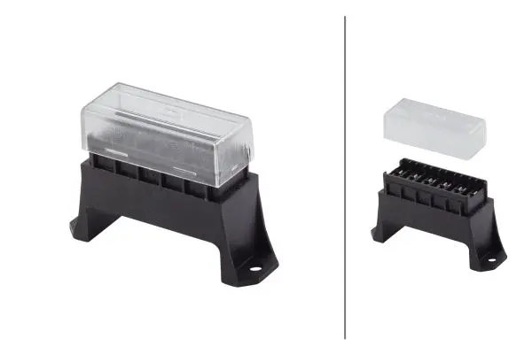Sikringsholder  for 6 Flatsikringer Hella 
