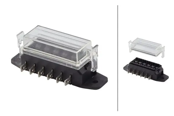 Sikringsholder  for 6 Flatsikringer Hella 