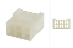 1Kontaktstykke , 6-polet Hella