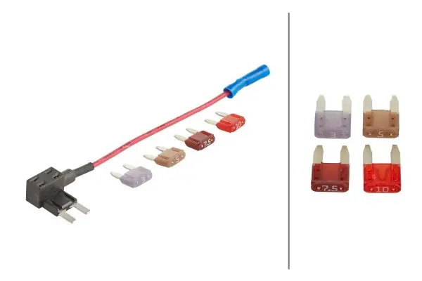 Mini sikringsholder Hella 