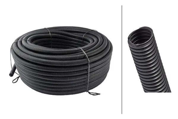 Korrugert rør m slisse Innvendig: 12,7mm Hella 