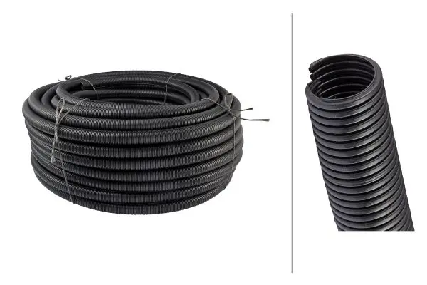 Korrugert rør m slisse Innvendig: 21,3mm Hella 