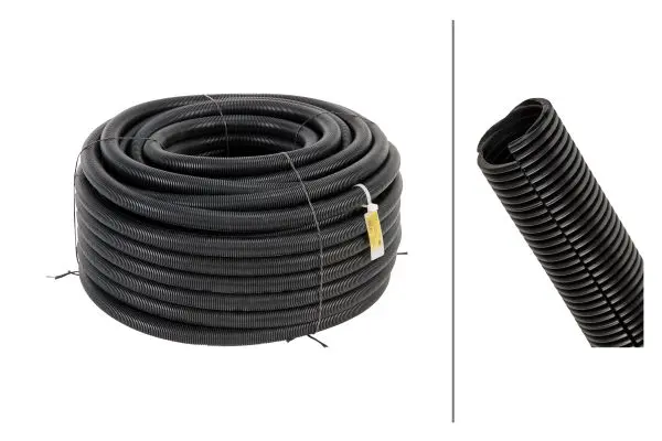 Korrugert rør m slisse Innvendig: 25,8mm Hella 