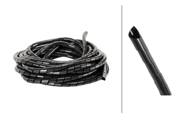 Kabelbinder, svart, m/vinding Hella 