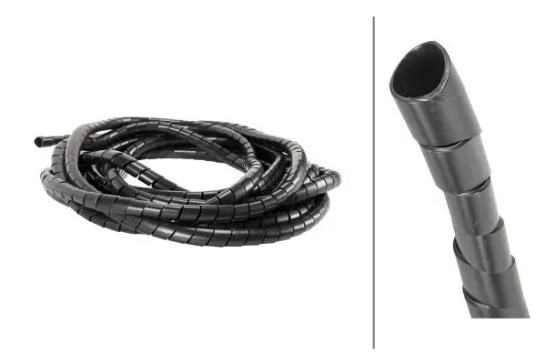 Kabelbinder, svart, m/vinding Hella 