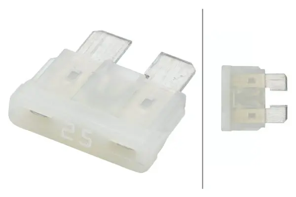 Fuse D 200, 25 A, white Hella 