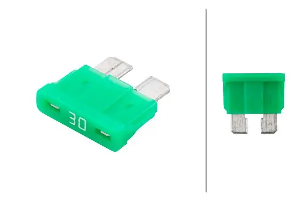 Fuse D 201, 30 A, green Hella 