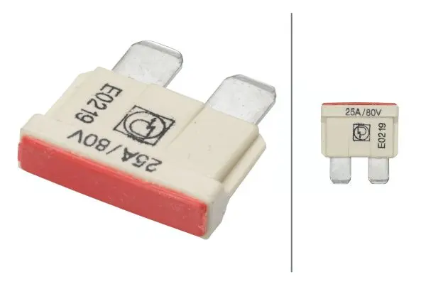 FKS Bladsikring opp til 80V. 25A Hvit Hella 