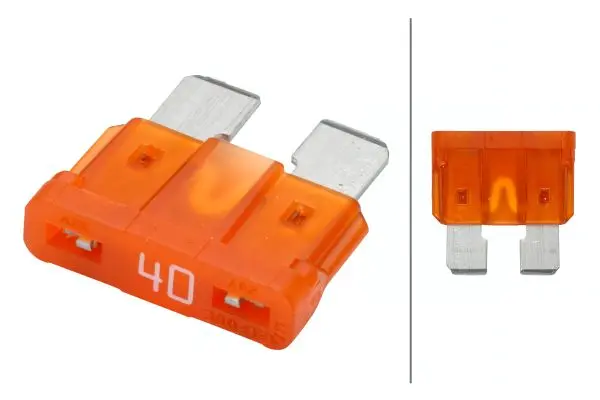 D133 5 st Flatsikring 40A Orange Pro-Fit Hella 