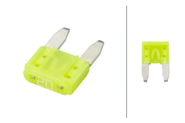 Mini sikring 20A Gul Hella 