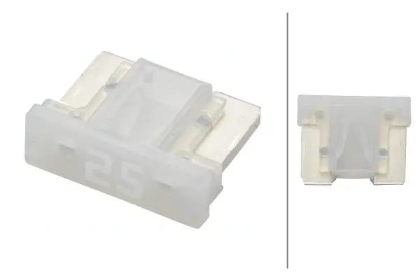 Lav Profil Sikring 25A Hvit Pro-Fit 5 st Hella 
