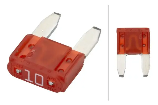 D32 5 st Minisikring 10 A Rød Pro-Fit Hella 
