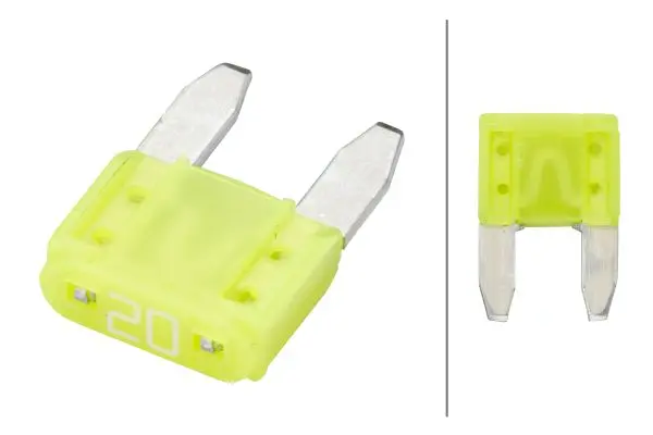 D34 5 st Minisikring 20 A Gul Pro-Fit Hella 
