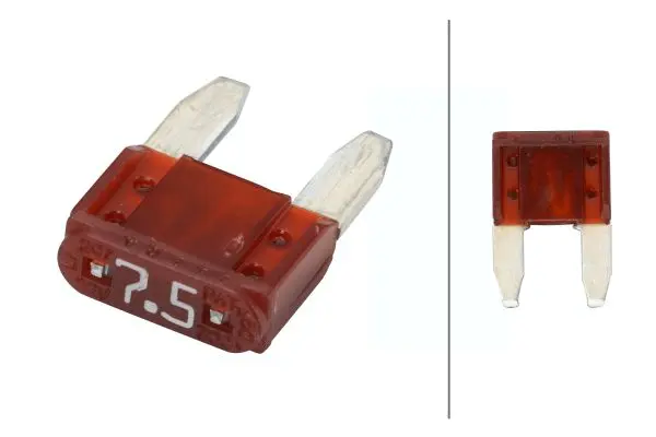 D136 5 st Minisikring 7,5 A Brun Pro-fit Hella 