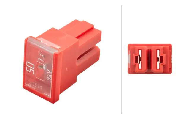 D103 PAL-sikring 50A. Rød Pro-Fit Hella 