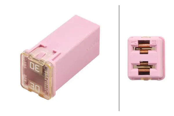 D124 Kasett sikring 30A Rosa Pro-Fit Hella 
